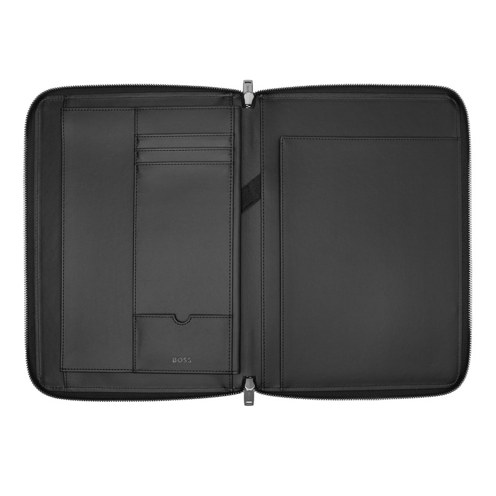 Папка формата А4 Monogram Zipped Black, чёрный