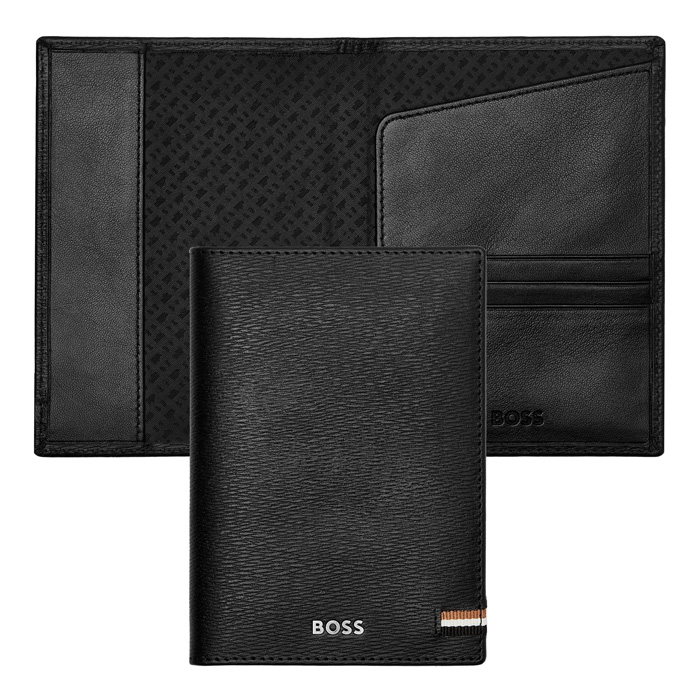 Обложка для паспорта Iconic Black, чёрный