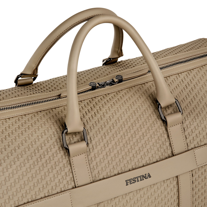 Дорожная сумка Interlace Taupe, бежевый