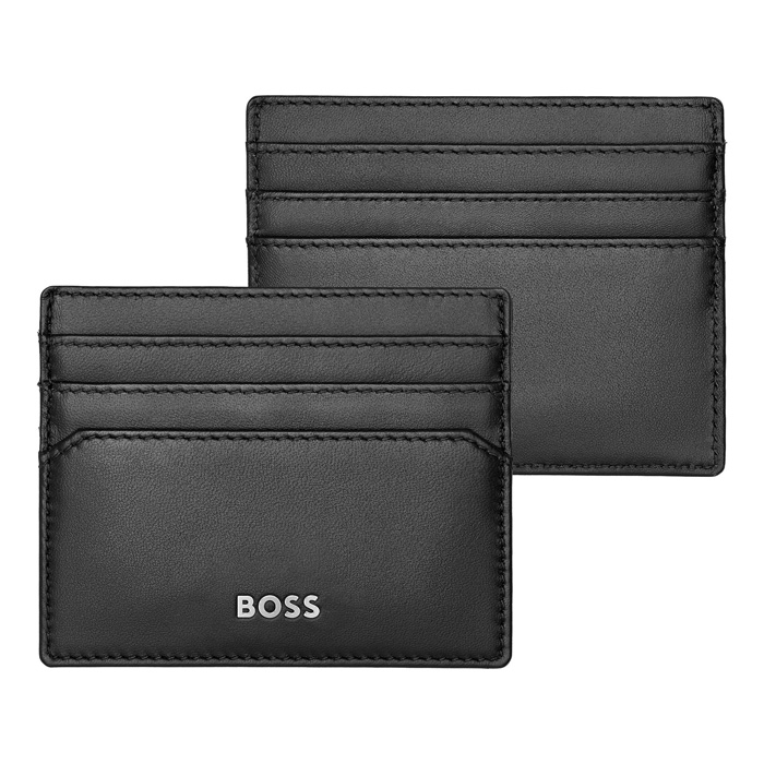 Футляр для кредитных карт Classic Smooth Black, чёрный