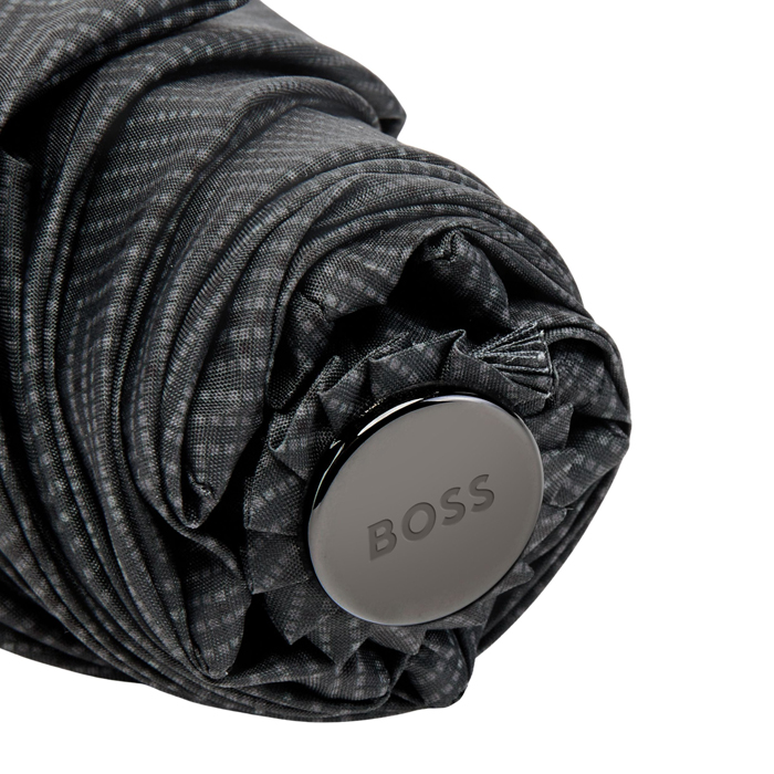 Складной зонт Chevron Dark Grey, тёмно-серый