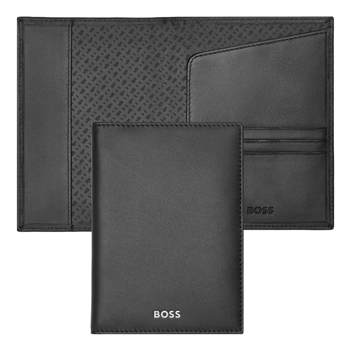 Обложка для паспорта Classic Smooth Black, чёрный