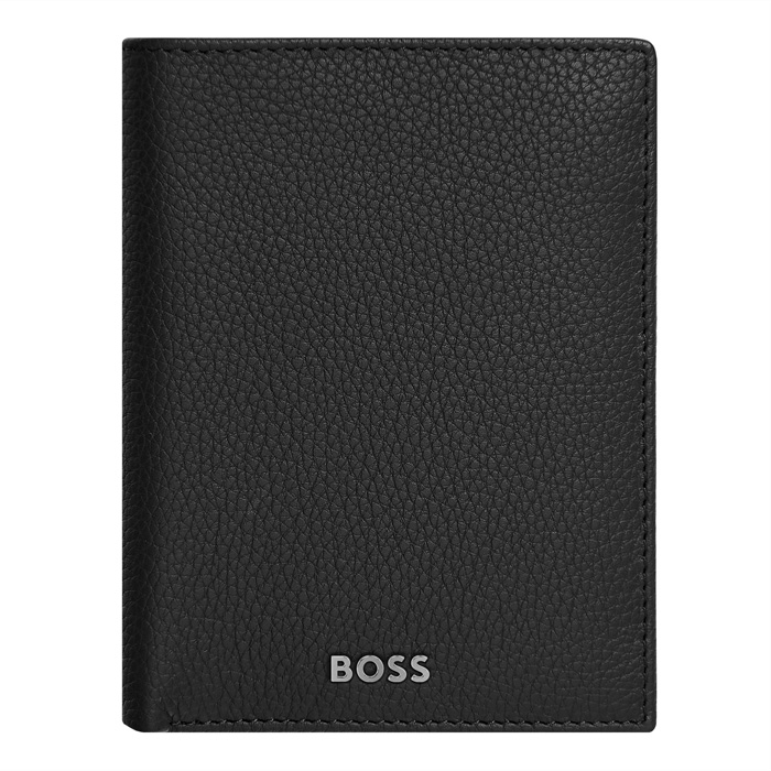 Футляр для кредитных карт Classic Grained Black, чёрный