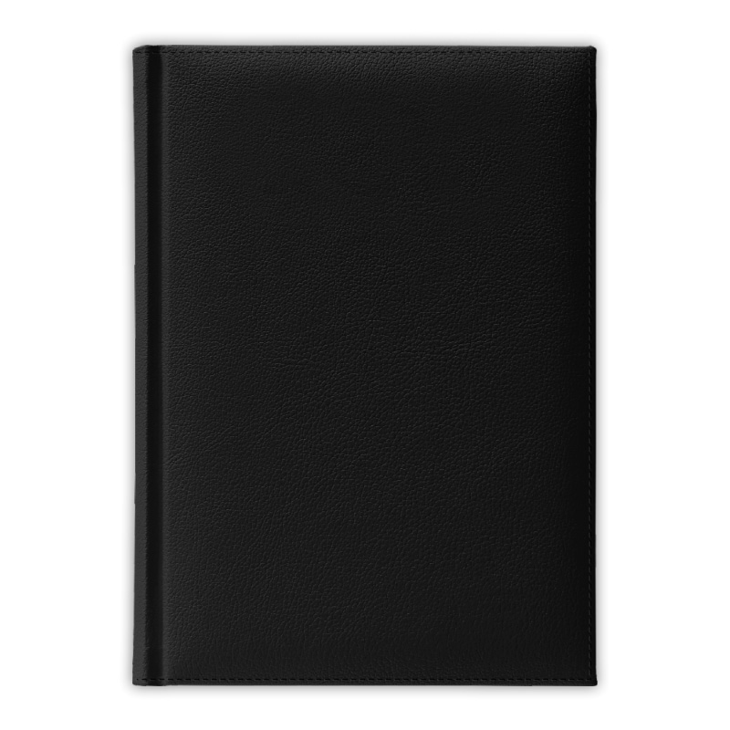 Ежедневник датированный V52u 14,5х20,5 см  PLAZA черный уникум без среза