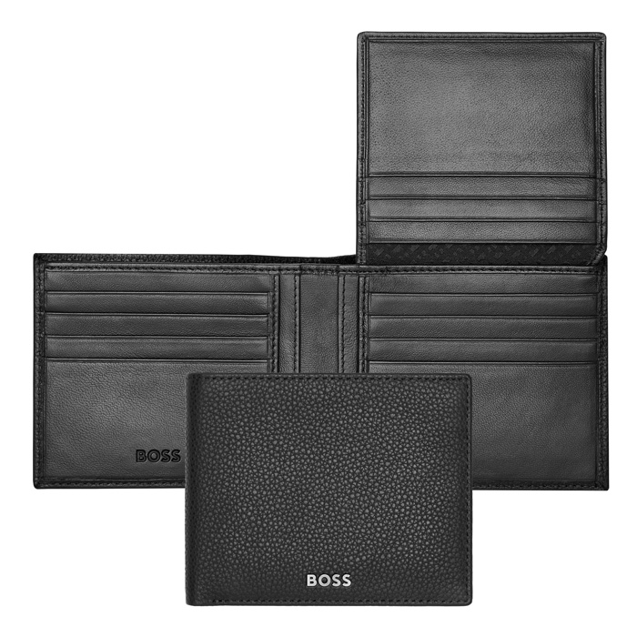 Кошелек Classic Grained Black, чёрный