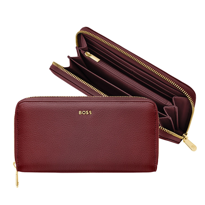 Дорожный кошелек Signature Lady Burgundy, бордовый