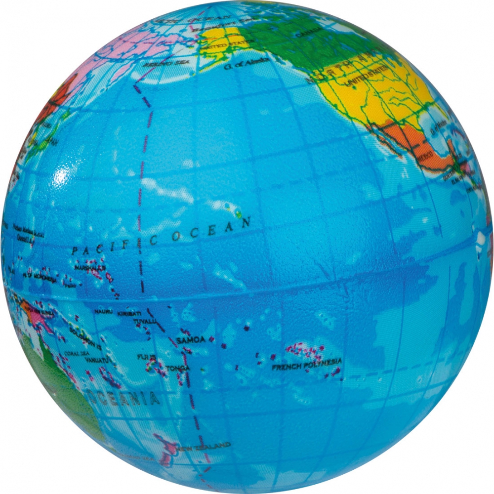 Мяч антистресс в форме глобуса