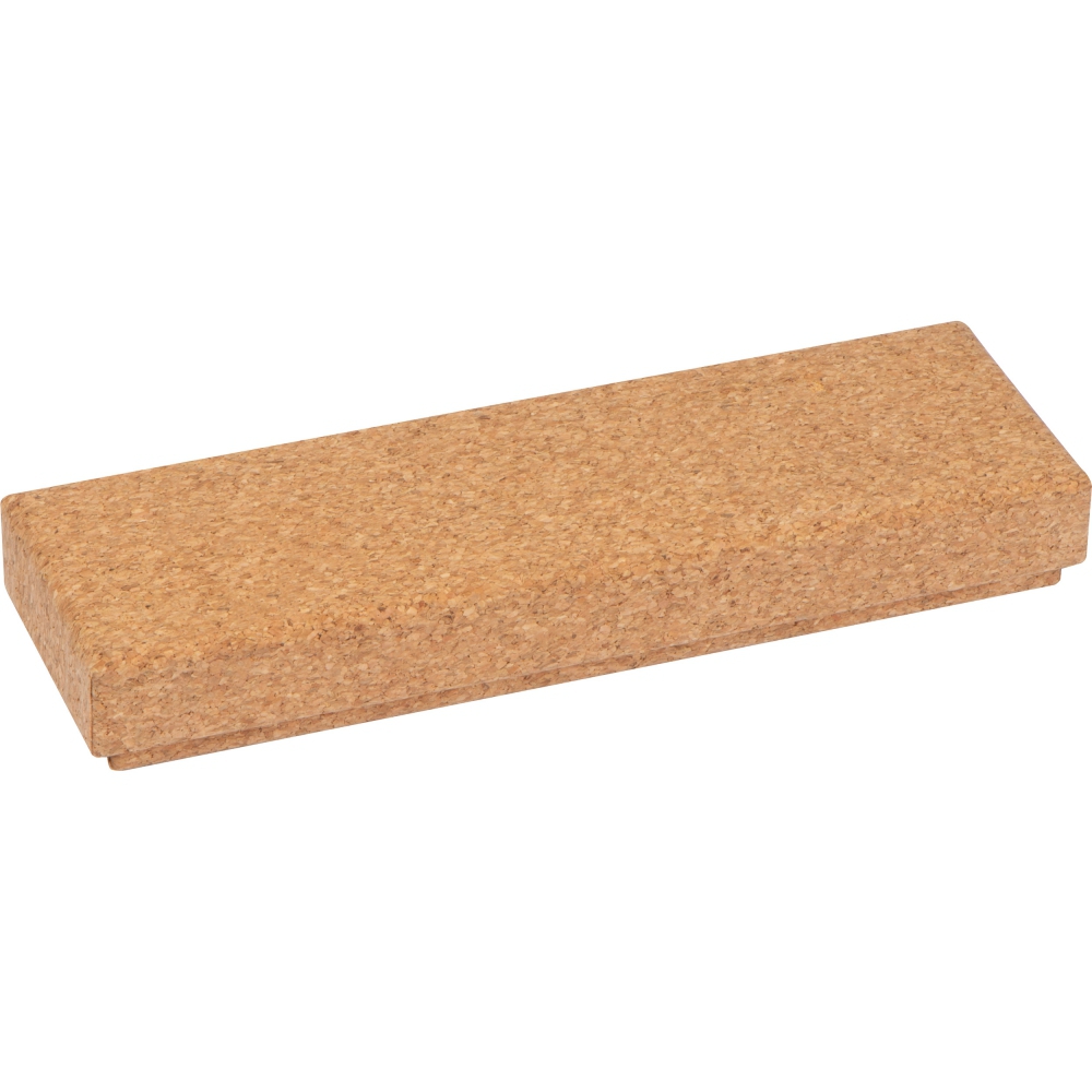 Металлическая шариковая ручка с пробковым покрытием