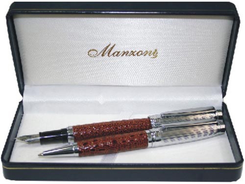 Набор шариковая ручка и перьевая Manzoni Riccione