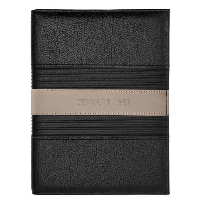Папка формата А5 Delano Taupe & Black