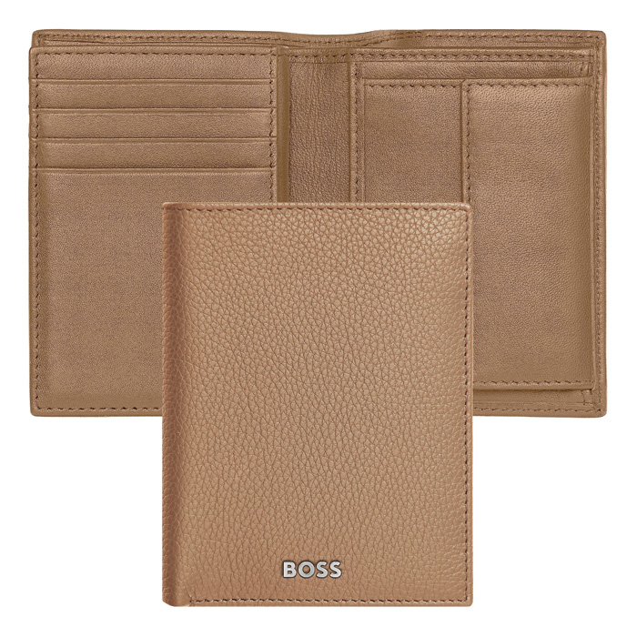 Футляр для кредитных карт Classic Grained Camel, пастельный коричневый