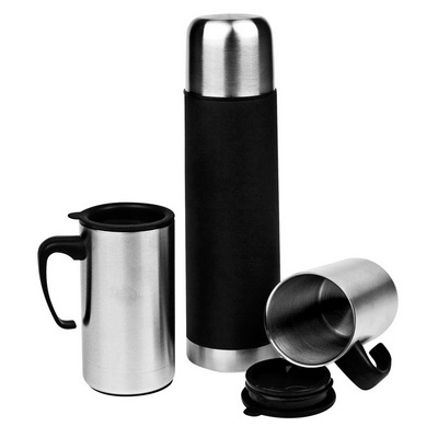 Набор: термос 0,5 л и две кружки по 0,25 л