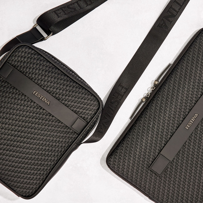 Сумка репортера Interlace Black, чёрный