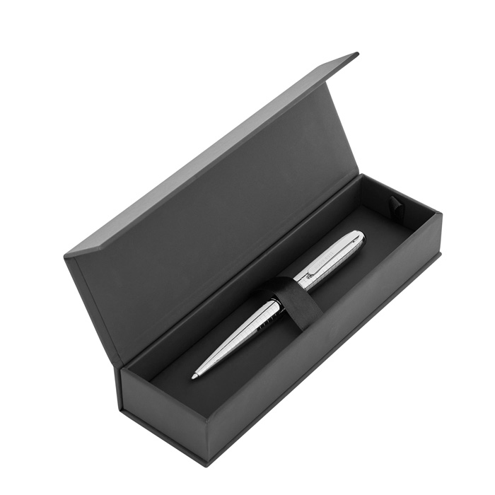 Ручка шариковая Contour Soft Bauhaus Chrome, пастельный серый