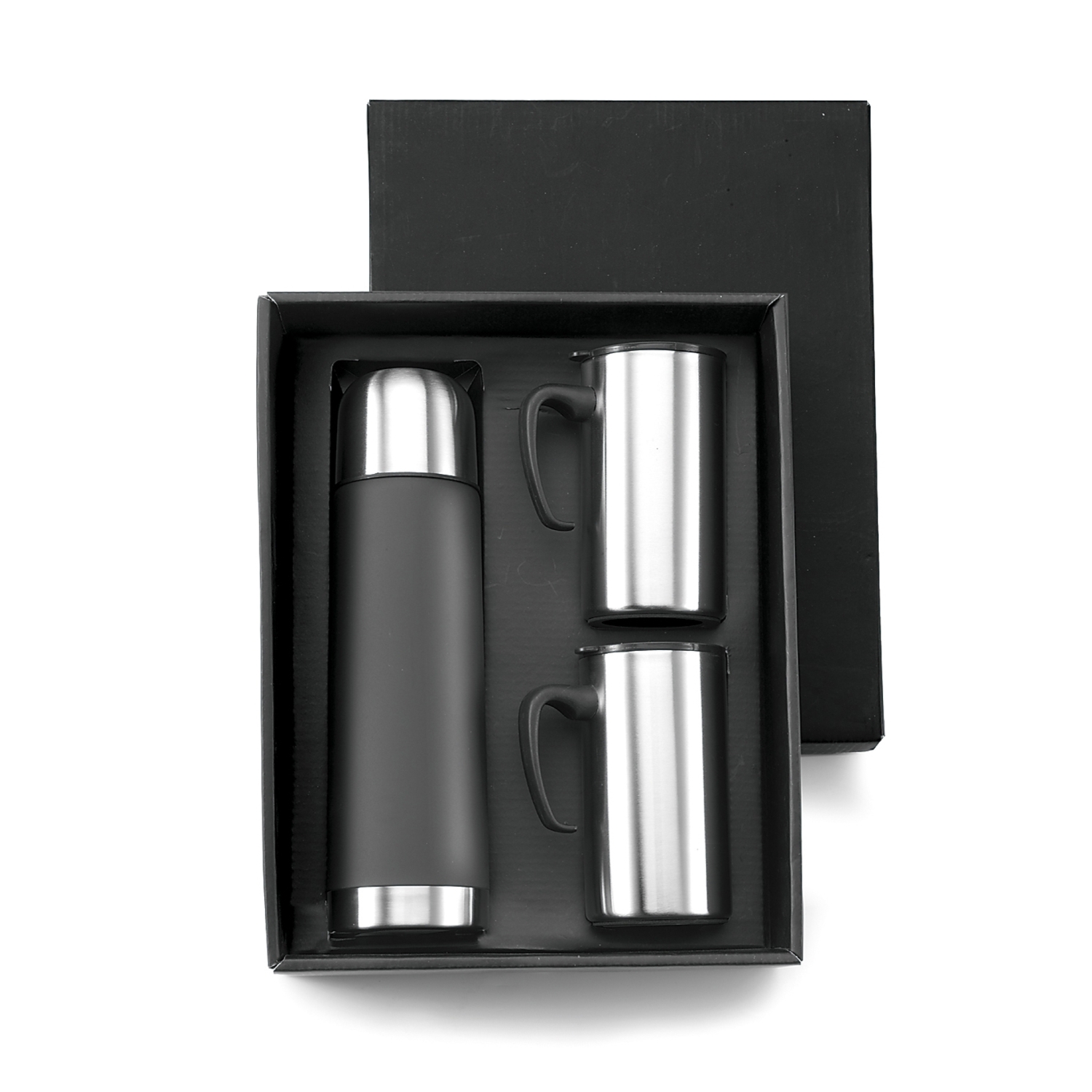 Набор: термос 500 мл и 2 термокружки 300 мл