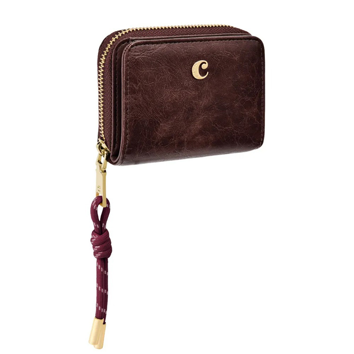 Кошелёк с клапаном для кредитных карт Philomène Burgundy