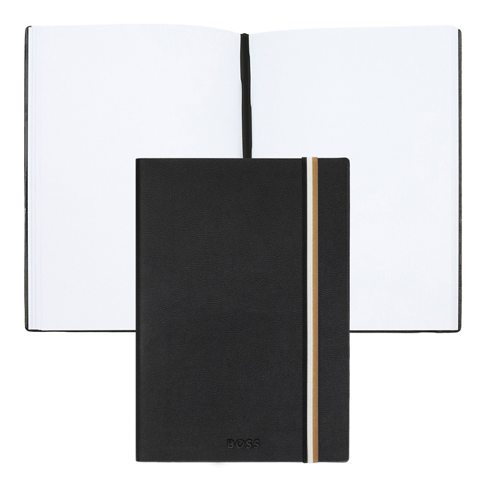 Блокнот А5 Iconic Black Plain, чёрный