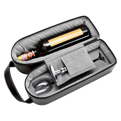 Переносной мини-бар: штопор и два бокала