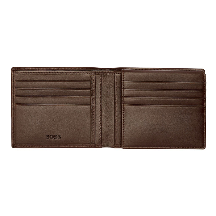 Кошелек Classic Smooth Brown, тёмно-коричневый