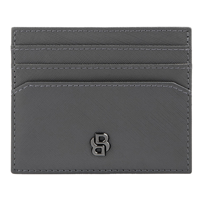 Футляр для кредитных карт Double B Saffiano Grey, серый