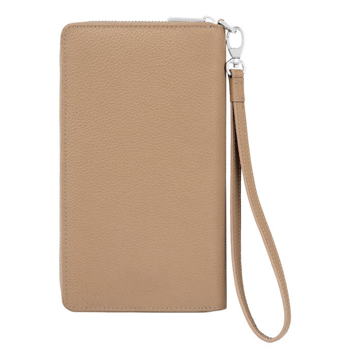 Дорожный кошелек Classic Grained Camel, пастельный коричневый