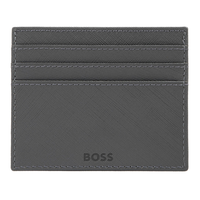 Футляр для кредитных карт Double B Saffiano Grey, серый