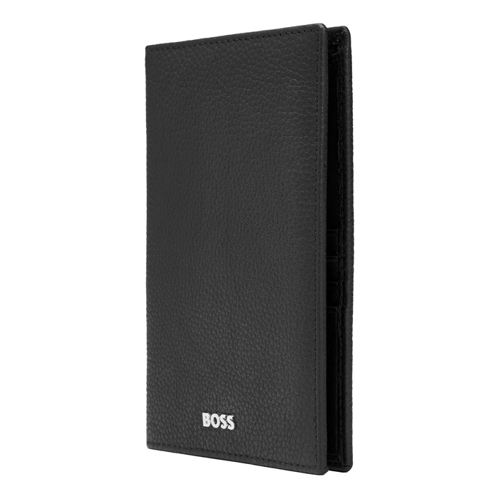 Обложка для паспорта Classic Grained Black, чёрный