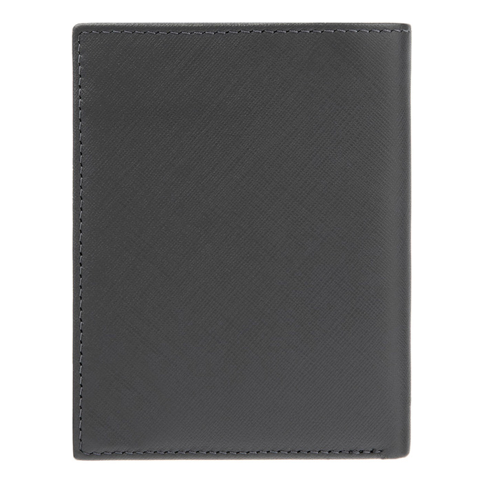 Кошелек Double B Saffiano Grey, серый