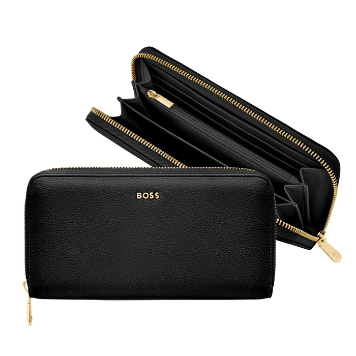 Дорожный кошелек Signature Lady Black, чёрный