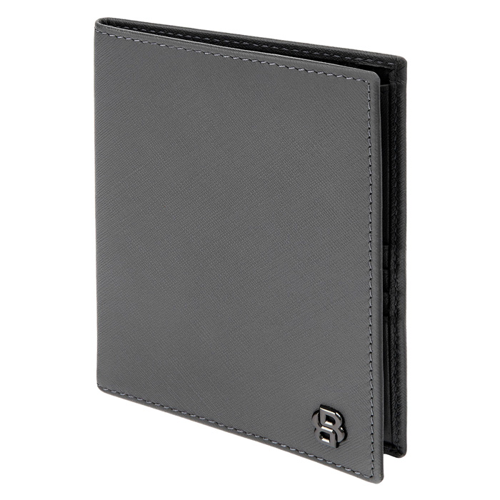 Обложка для паспорта Double B Saffiano Grey, серый