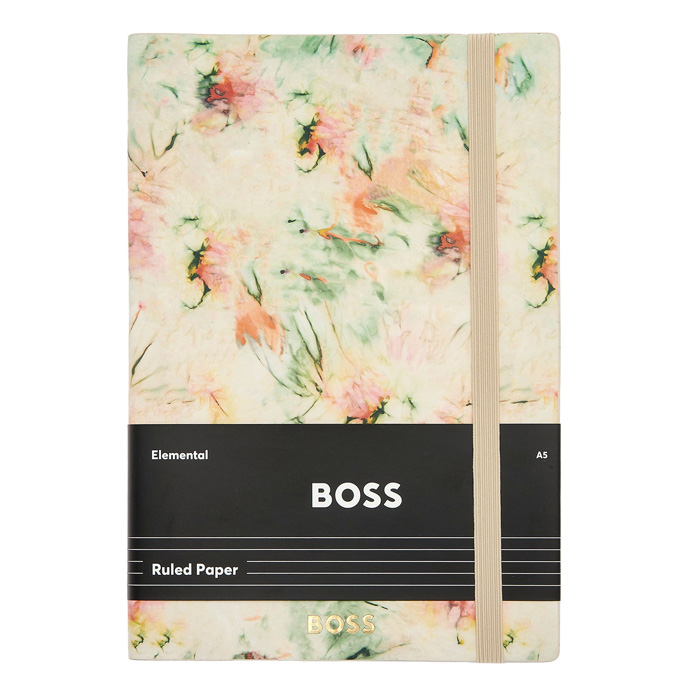 Блокнот А5 Tie-dye Flower Cream Lined, бежевый