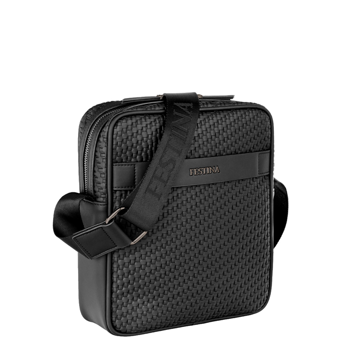 Сумка репортера Interlace Black, чёрный