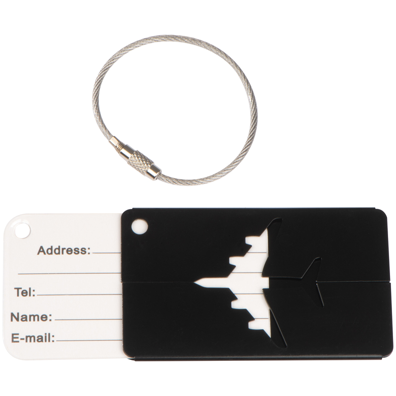 Алюминиевая багажная бирка