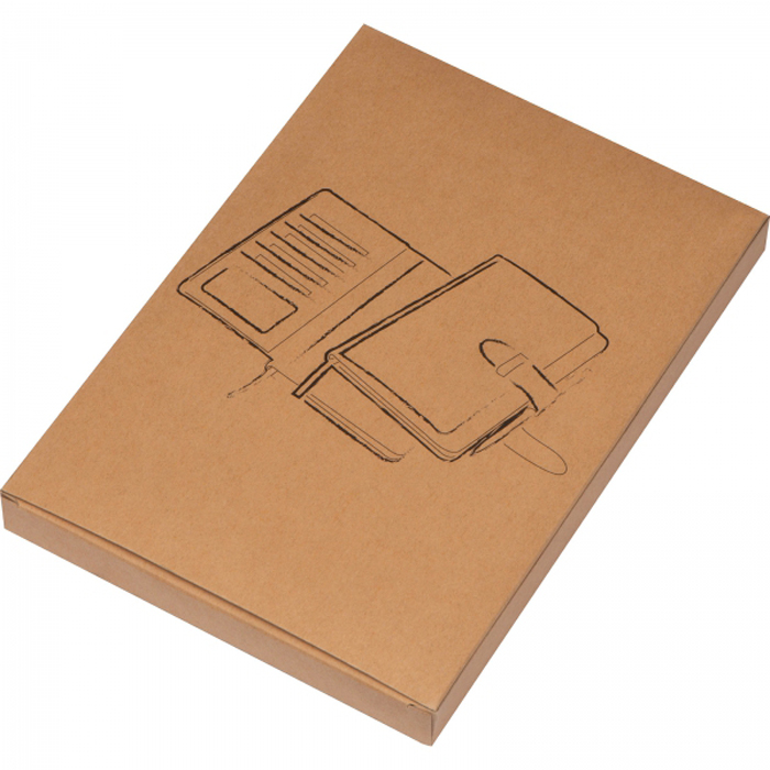 Блокнот А5 с визитницей, Масmа