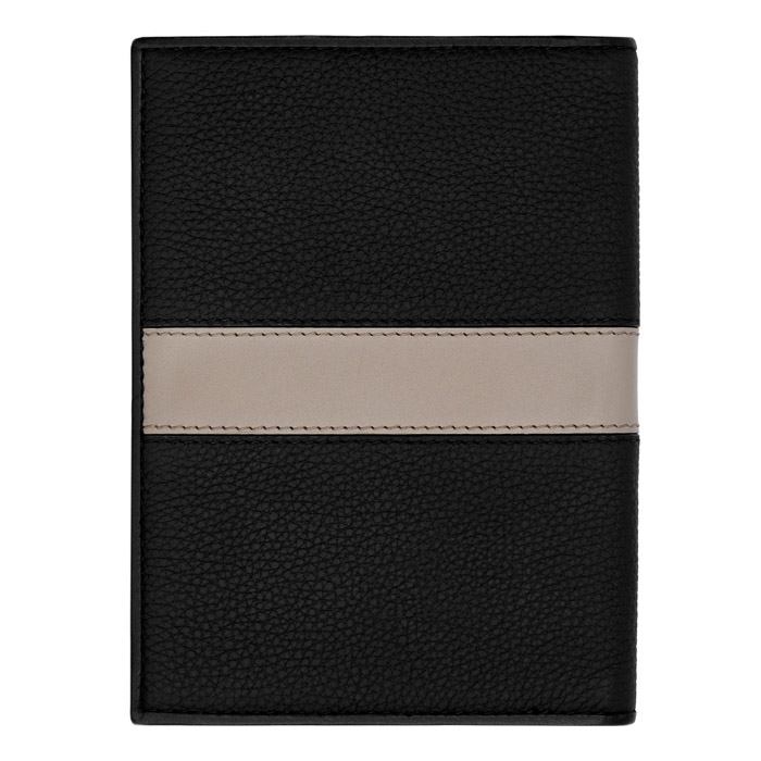 Обложка для паспорта Delano Taupe & Black