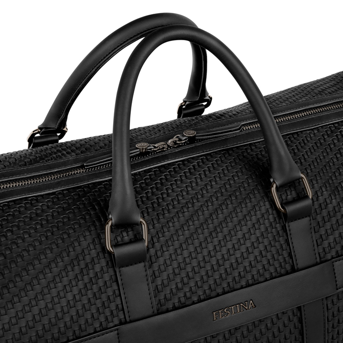 Дорожная сумка Interlace Black, чёрный