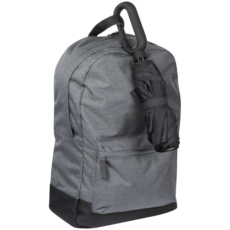 Складной зонт с ручкой-карабином