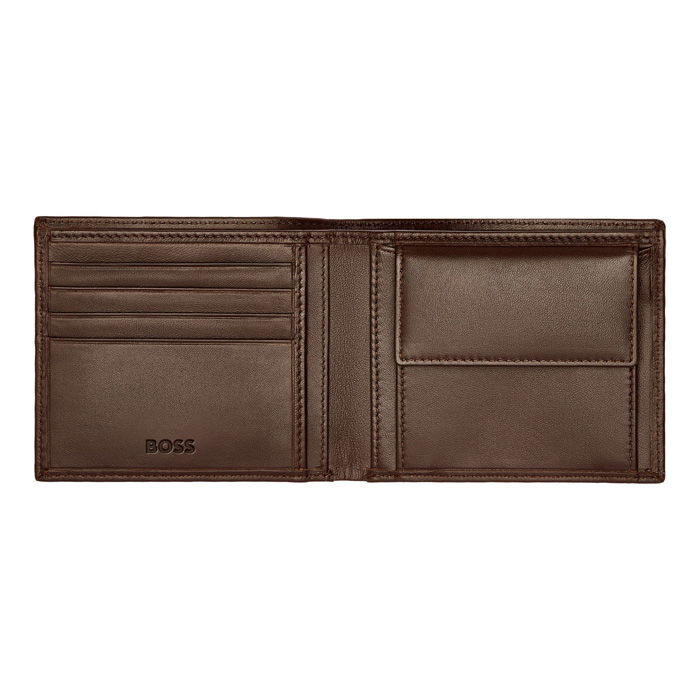 Кошелек для монет Classic Smooth Brown, тёмно-коричневый