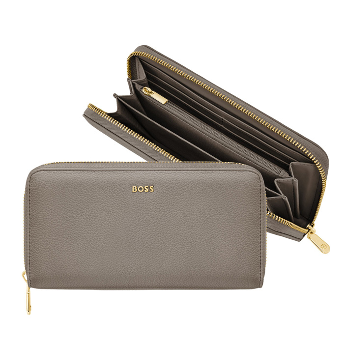 Дорожный кошелек Signature Lady Taupe, серый