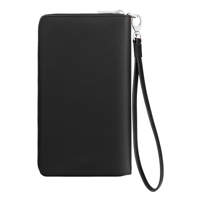 Дорожный кошелек Classic Smooth Black, чёрный