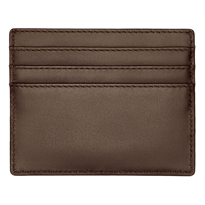 Футляр для кредитных карт Classic Smooth Brown, коричневый