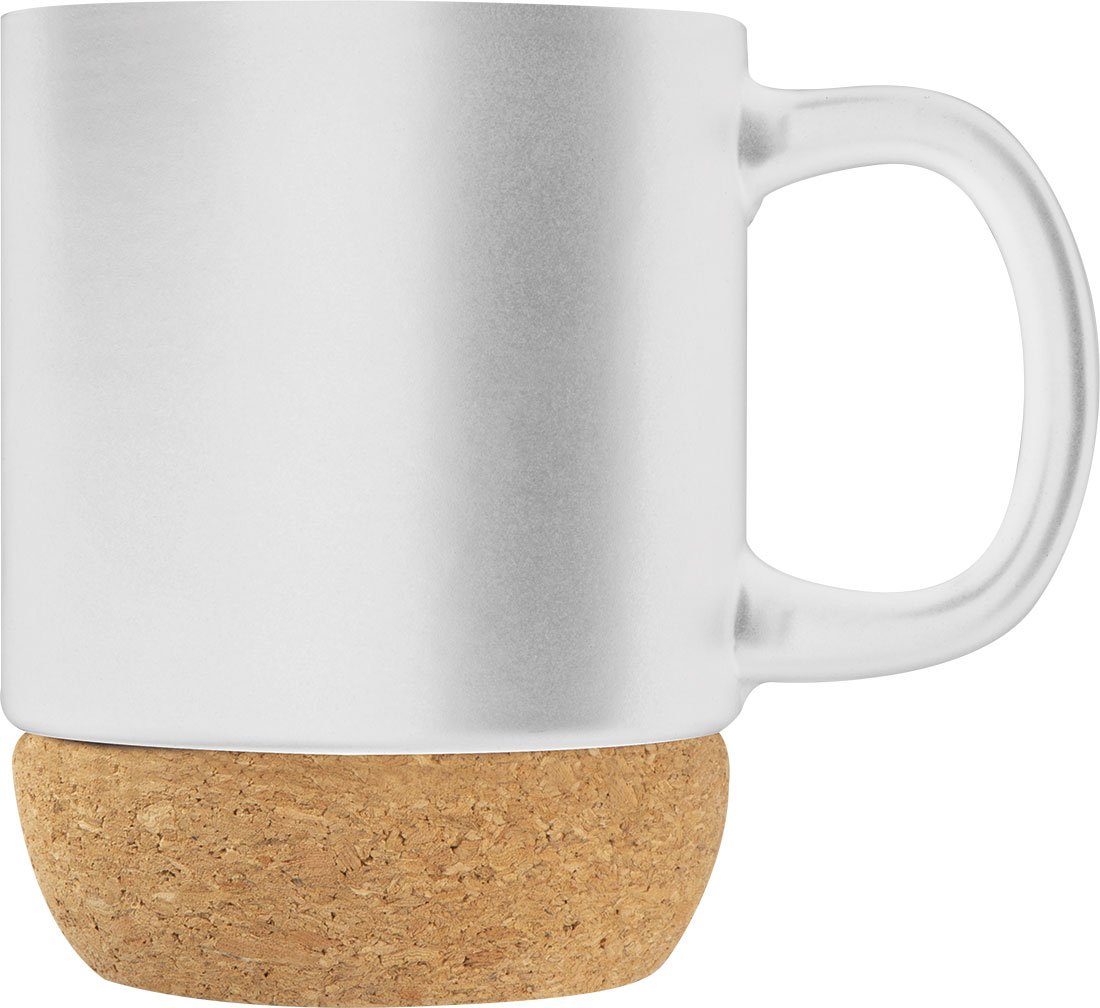 Керамическая кружка с пробковым дном