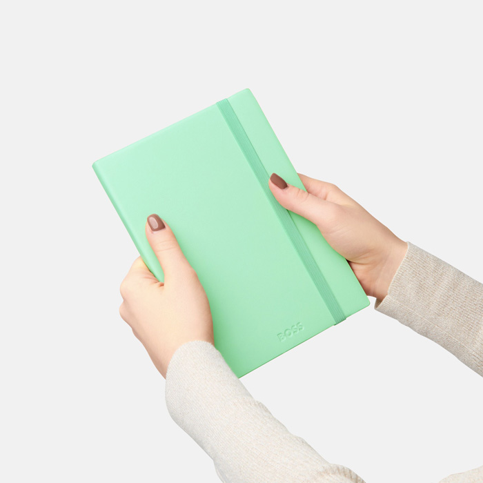 Блокнот А5 Pastel Classic Light Green Lined, пастельный зелёный