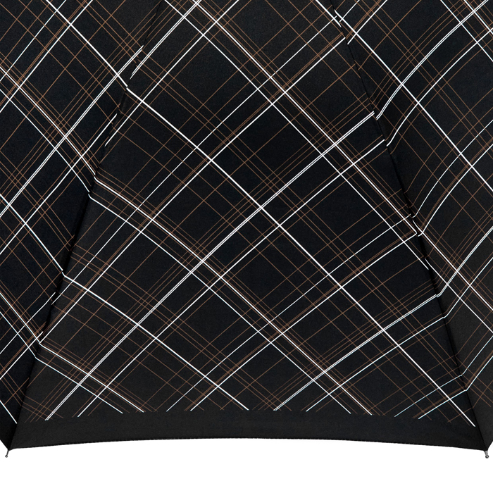 Зонт-трость Checkered Black, чёрный