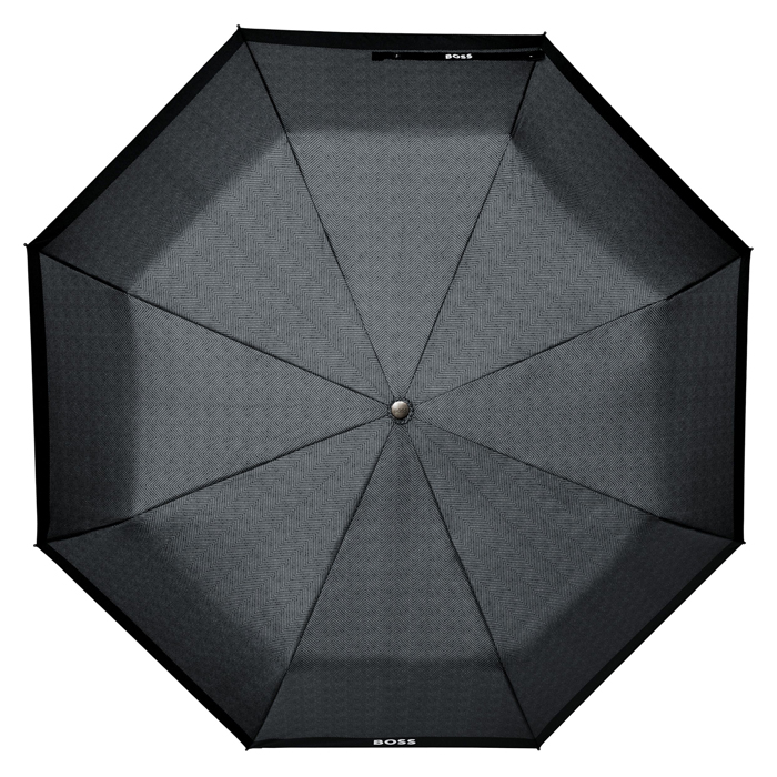 Складной зонт Chevron Dark Grey, тёмно-серый