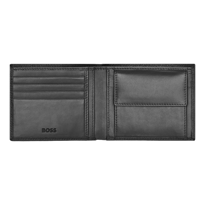 Кошелек Classic Grained Black, чёрный