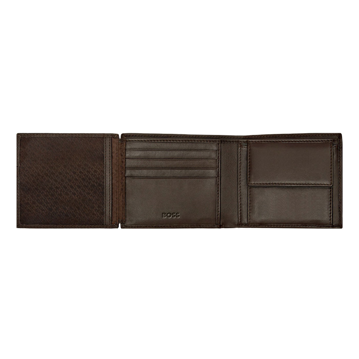 Кошелек Classic Smooth Brown, тёмно-коричневый