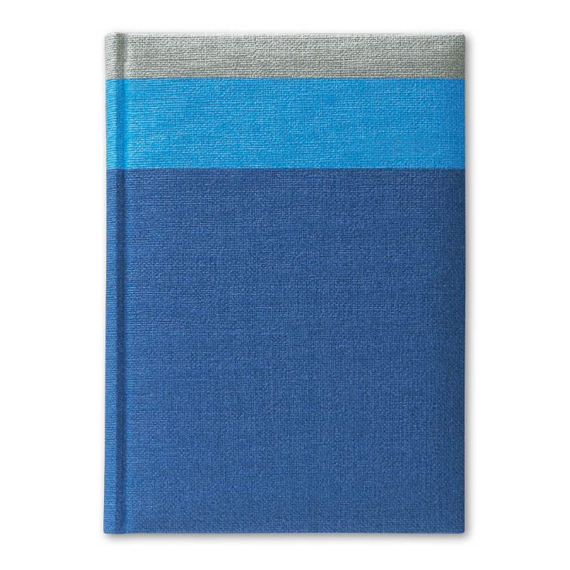 Ежедневник датированный V52 14,5x20,5 см GENEVE синий без среза