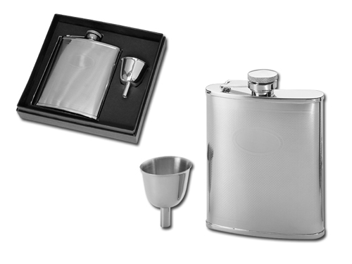 Набор фляга 180 мл и воронка GLASGOW SET