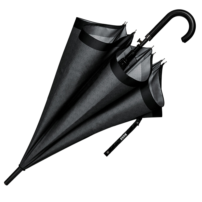 Зонт-трость Chevron Dark Grey, тёмно-серый